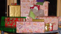 boxes of gifts